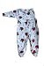 New Jammies Organic Cotton Footsie Romper Apple of My Eye, 6 Months