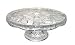 Godinger Crystal Heart Cake Plate
