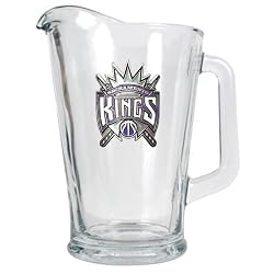 Sacramento Kings NBA 60oz Glass Pitcher - Primary Logo by Great American Products