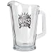 Sacramento Kings NBA 60oz Glass Pitcher - Primary Logo by Great American Products
