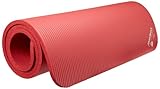 3B Scientific Red Exercise Mat, 180cm Length x 80cm Width x 1.5cm Thick