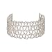 Eve's Addiction Glamorous Elaborate Design CZ Sterling Silver Bracelet