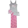 Hello Kitty - Pink and Heather 3 Piece Gift Set for women