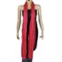 Womens Spring Clothes Accessory Neck Scarf Dark Pink in Cotton 88 x 40 inches