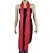 Womens Spring Clothes Accessory Neck Scarf Dark Pink in Cotton 88 x 40 inches