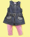 GUESS? Baby Girl Jumper with Leggings