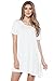 Alexander + David A+D Womens Loose Trapeze Dress - Shortsleeve Crewneck Tunic