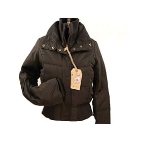 Hydraulic Cropped Feather Filled Winter Coat