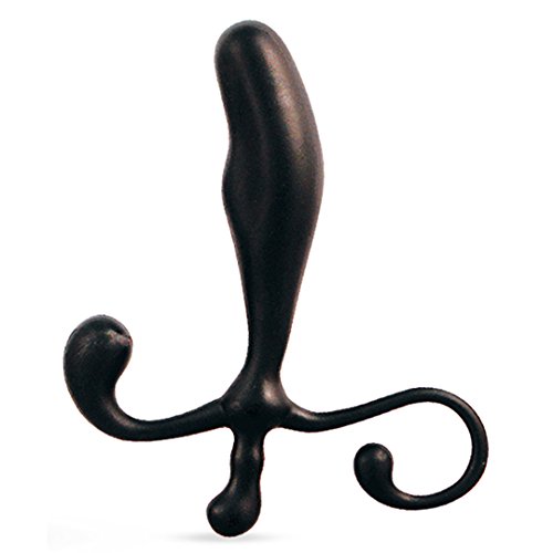 Male Prostate Massager Stimulator and 1oz bottle of ID Backslide Lubricant - Male G Spot Stimulator is the Best Prostate Massager!