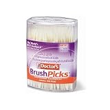 The Doctor's BrushPicks Toothpicks, picks (Pack of 12)