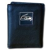 NFL Trifold Leather Wallet - Seattle Seahawks