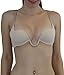 ToBeInStyle Women's U-Shape Plunge Demi Bra Push-Up Insert Pockets & Underwire