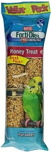Kaytee Pet Products BKT100502940 Forti-Diet Pro Health Honey Parakeet Treat Stick, 7-Ounce