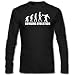 EVOLUTION BOWLING - DESIGN HERREN LONGSLEEVE in Schwarz by DoubleM Gr. L