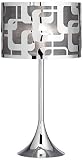 Possini Euro Design Modern Metallic Table Lamp