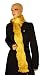 Authentic Burberry Yellow Gold Prorsum Double Sided Ruched Silk Scarf