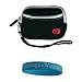 Black soft carrying case glove with strap for Casio EX-Z80, EX-Z85, EX-Z9, EX-Z1200, EX-Z1080, EX-Z1050, EX-Z77, EX-Z75, EX-V8, EX-V7, EX-S10, EX-S880, EX-S770