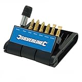 Silverline -7pce Diamond Screwdriver Bit-bank 7pce Piece Set New Tools Accessory