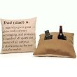 Tumbleweed Dad Fabric 18-by-18 Inch Decorative Double Pocket Toss Pillows