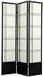 Classic Authentic Fine Best Quality Value - 7 ft. (84") Zen Double Cross Japanese Shoji Screen Room Divider - 4 Sizes - 6 Colors