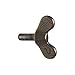 Wing Screw, Iron, 3/8-16 x 2 In, Pk 25