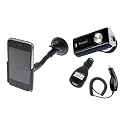 AAJ Trading 3 in 1 Bluetooth Headset and In Car Charger Kit Holder For iPhone 3G 3Gs