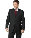 Jones New York Suit, Charcoal Stripe Wool