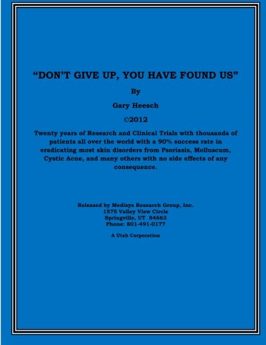 Don't Give Up, You Have Found Us