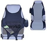Black/Gray Neoprene Seat Protector