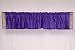 Purple Sari Rod Pocket / Pole Top Valance - Pair