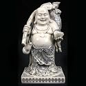 Ivory Effect Chinese Buddha