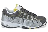 K-Swiss Men's Approach Tennis Shoe (Platinum/Charcoal), Available in Various Sizes