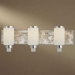 Minka Cashelmara 3 Lt Chrome/Shell Bath Vanity 3243-77