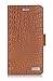 Galaxy Note 7 Case, Note 7 Case, WWW [Crocodile Pattern] Premium PU Leather Wallet Case Flip Phone Case Cover with Card Slots for Samsung Galaxy Note 7 Brown
