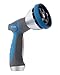 INNAV8 Garden Hose Nozzle Sprayer Heavy Duty - Features 10 Spray Patterns, THUMB CONTROL On Off Valve for Easy Water Control - HIGH Pressure Nozzle for Hose Outdoor