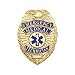 Emergency Medical Technician Badge-EMT Gold with Full Color Seal