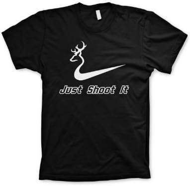 Just shoot it shirt funny tshirt nike deer hunting shirt, Small