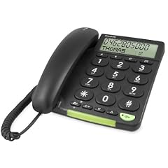 Doro PhoneEasy 312cs Schnurgebundenes Gro�tastentelefon mit gro�em Display schwarz