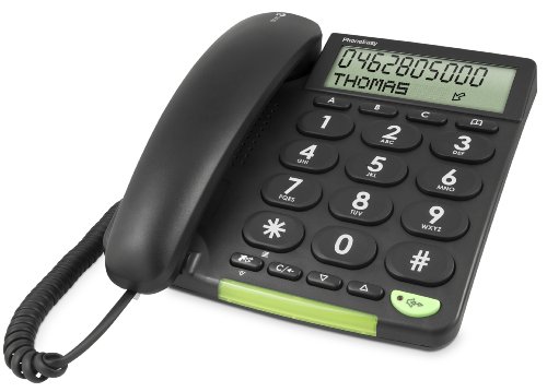 Doro PhoneEasy 312cs Schnurgebundenes Gro&szlig;tastentelefon mit gro&szlig;em Display schwarz Preisvergleich