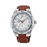 Orient Men's Power Reserve Semi-Skeleton White Automatic Watch #CFM00004W
