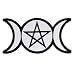 Hot Leathers, PAGAN TRIPLE GODDESS, Iron-On / Saw-On, Heat Sealed Backing Rayon PATCH - 4
