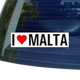 I Love Heart MALTA Window Bumper Sticker 41OwPPu0wSL. SL160 I Love Heart MALTA Window Bumper Sticker