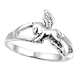 Sterling Silver Ring - 3mm Band Width - 11mm Face Height - Sizes: 5-9