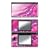 Warp Pink Design Decal Protective Skin Sticker for Nintendo DS Lite