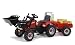 Falk Case Tractor with Front Loader and Trailer Ride-on