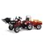 Falk Case Tractor with Front Loader and Trailer Ride-on