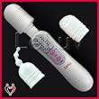Magical Wand Impulse Massager White