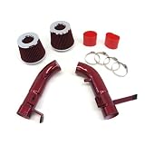 07 08 Infiniti G35 G37 Sedan Short Ram Air Intake Kit Red Pipe Red Filter by Generic Product