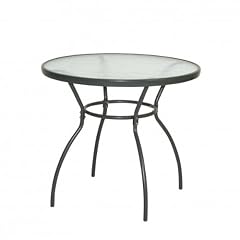 Greemotion Gartentisch Jubilee rund mit Sicherheitsglas-Tischplatte