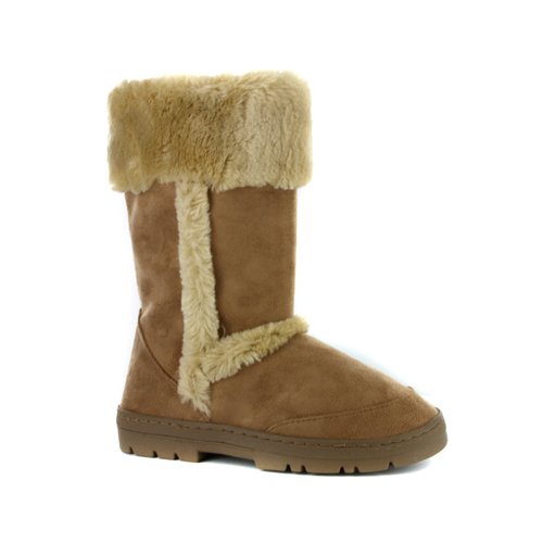 Damen Winter Kastanie Brun Komfortable Stiefel - Preiswert EUR 40